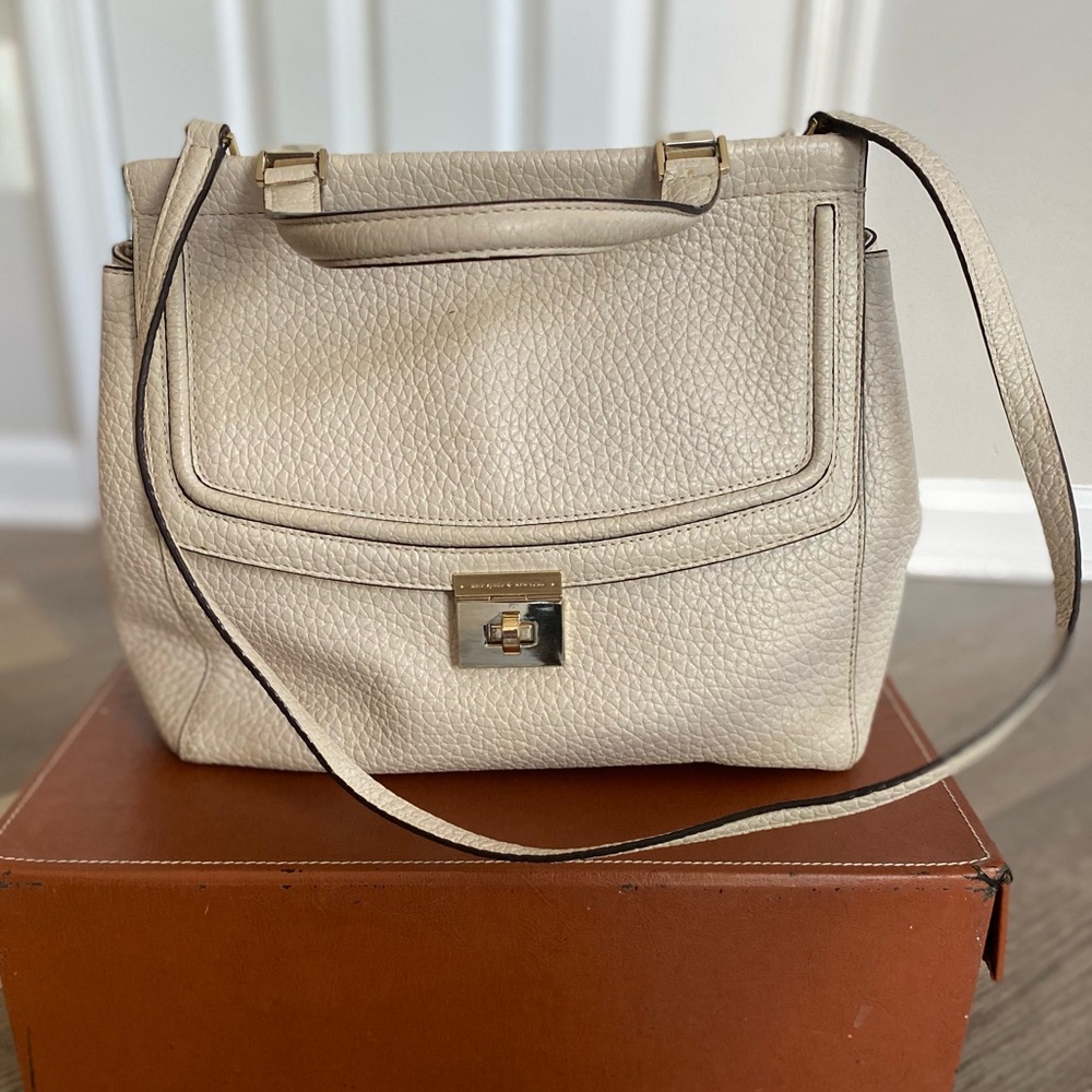 KATE SPADE TALLULAH EVERETT PEBBLE LEATHER SATCHEL SHOULDER CROSSBODY BAG